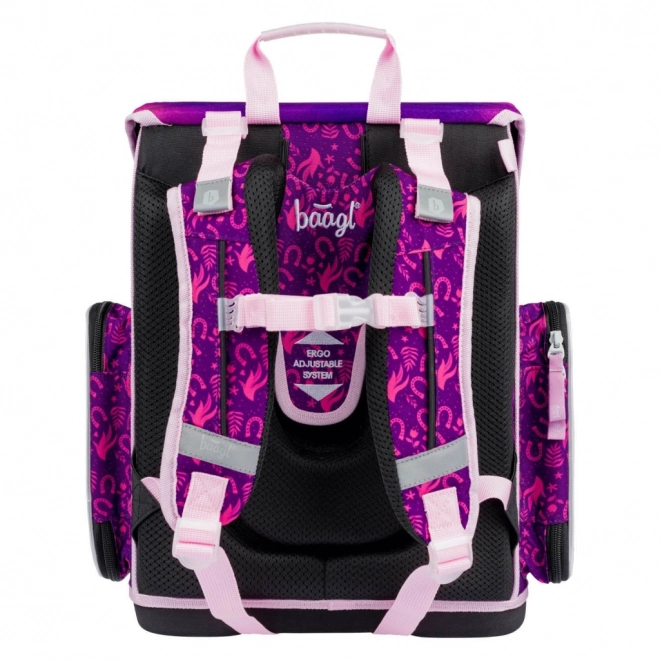 Baagl Ergo School Set with Horse Design
