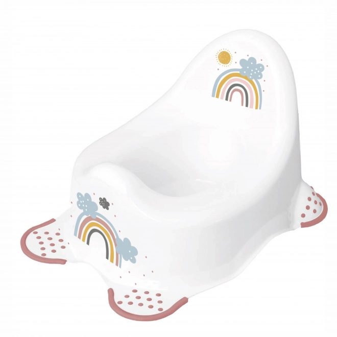 Children's Potty Rainbow White