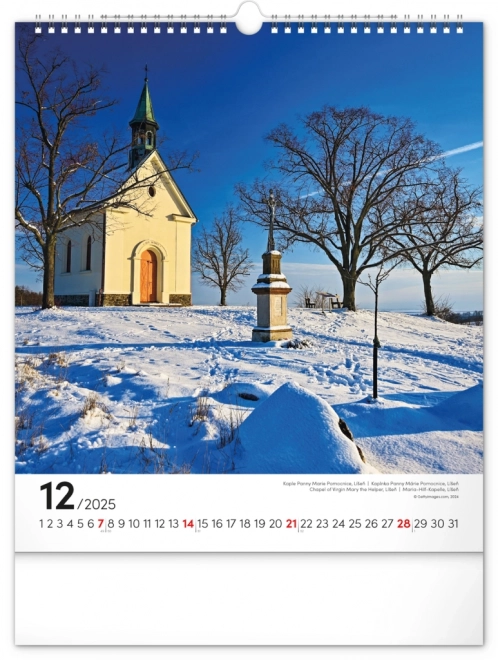 Wall Calendar Brno 2025