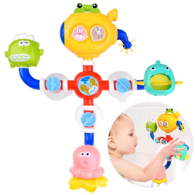 Colorful Water Mill Bath Toy