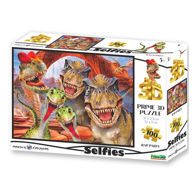 3D Dinosaur Selfie Puzzle