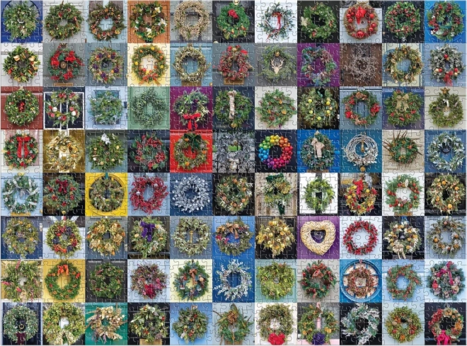 Galison 1000-Piece Wreath Puzzle