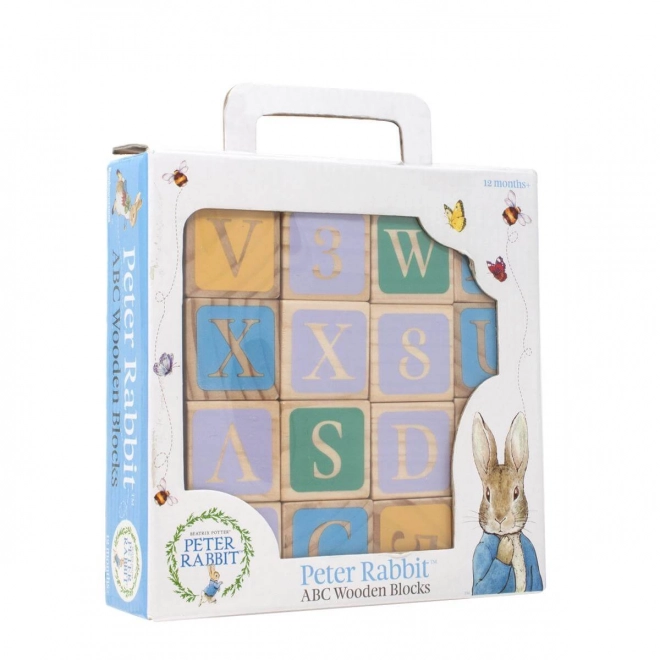 Rainbow Wooden Picture Blocks Peter Rabbit