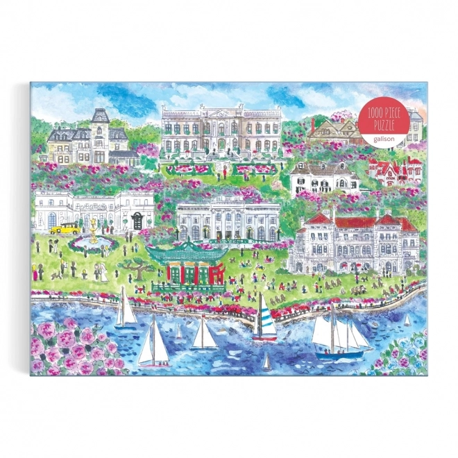 Galison Puzzle Michael Storrings Mansions of Newport 1000 Pieces