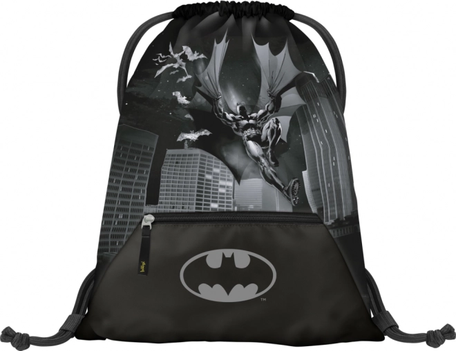 Batman Dark City Drawstring Bag with Pocket