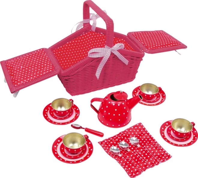 Small Foot Picnic Red Basket Sarah