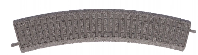 Curved Track Bed for Model Railway R1 360 mm