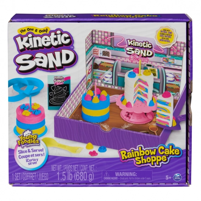 Sable cinétique Pâtisserie Arc-en-ciel