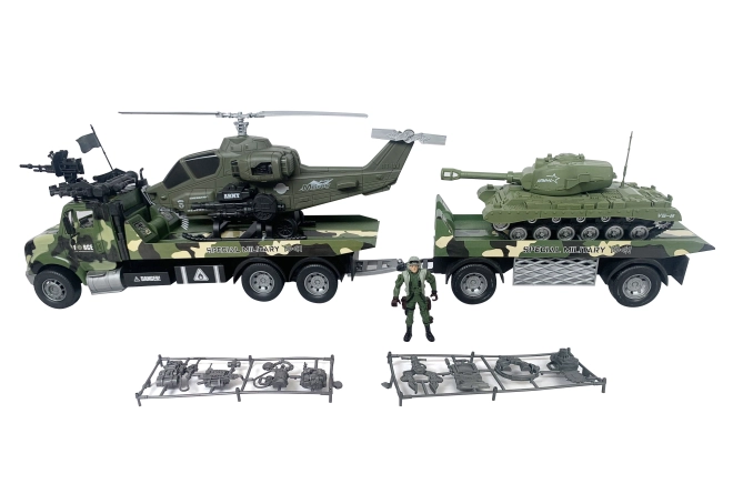 Military Transporter with Soldier Set