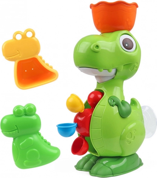 Ensemble de jouets de bain Dino avec moulinette