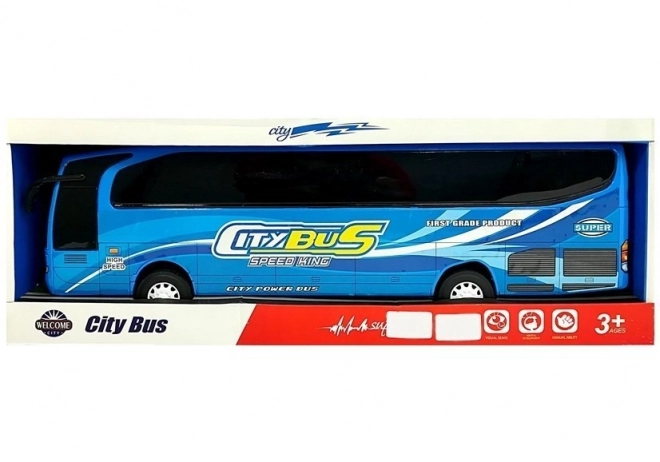 Blue City Bus Toy