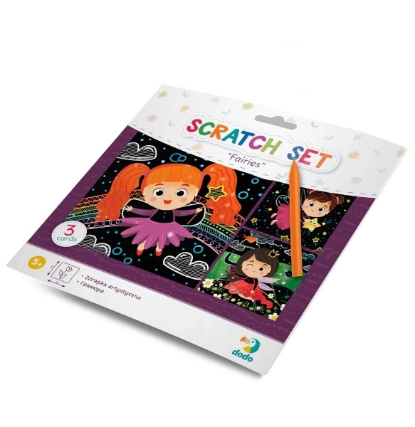 Scratch Art Pictures Set - Fairies