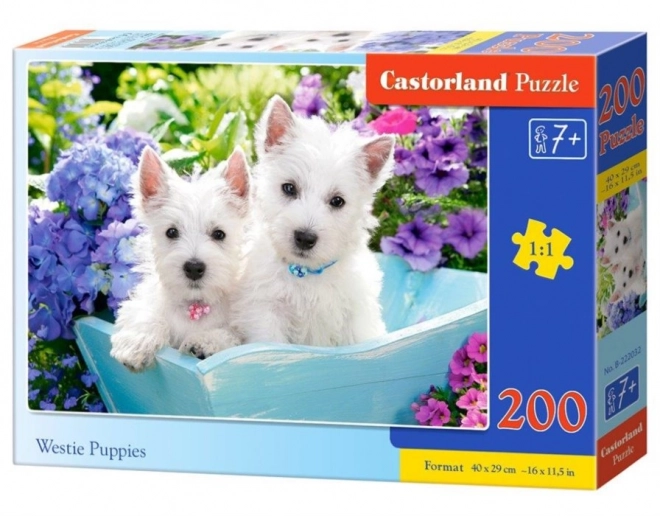 Puzzle with Westie Puppies