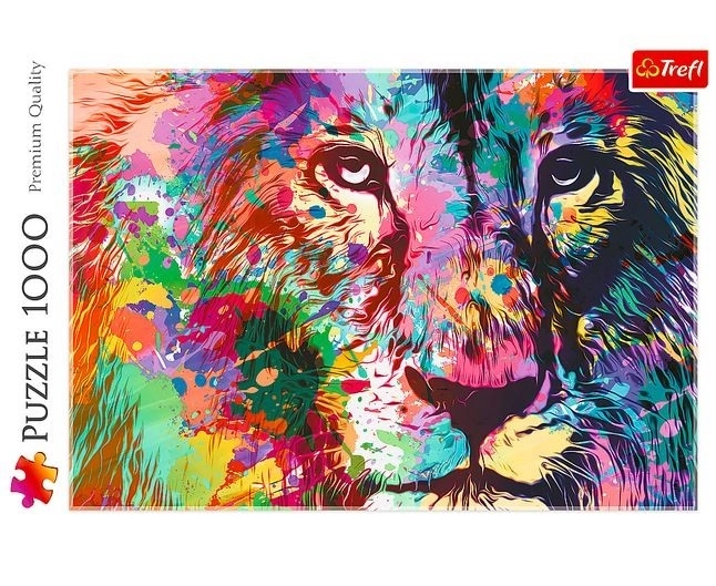 Colorful Lion Puzzle 1000 Pieces