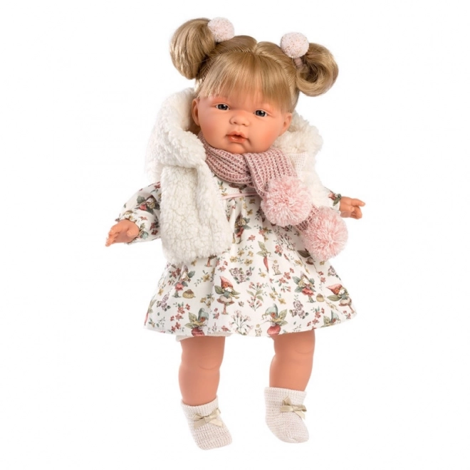 Realistic Baby Doll with Sounds and Soft Body - 38 cm