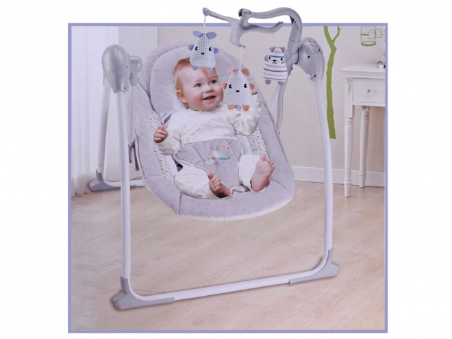 Electric Baby Swing with Lullabies and Nature Sounds