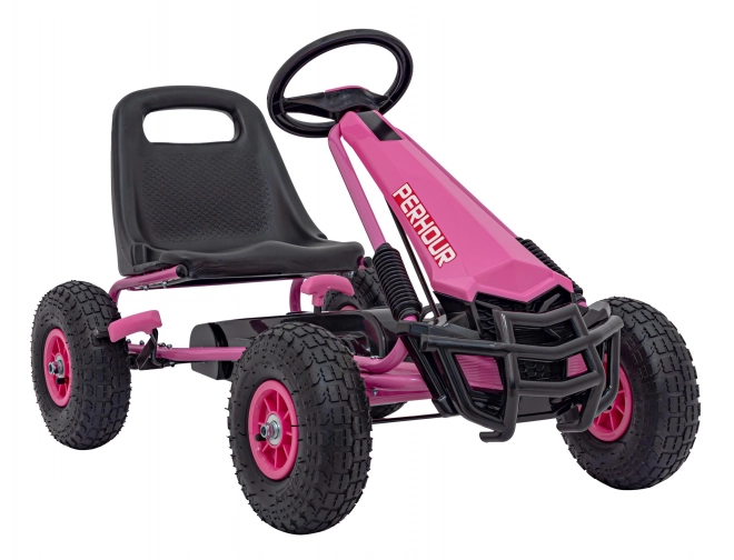 Pedal Go-Kart AIR PerHour for Kids Pink