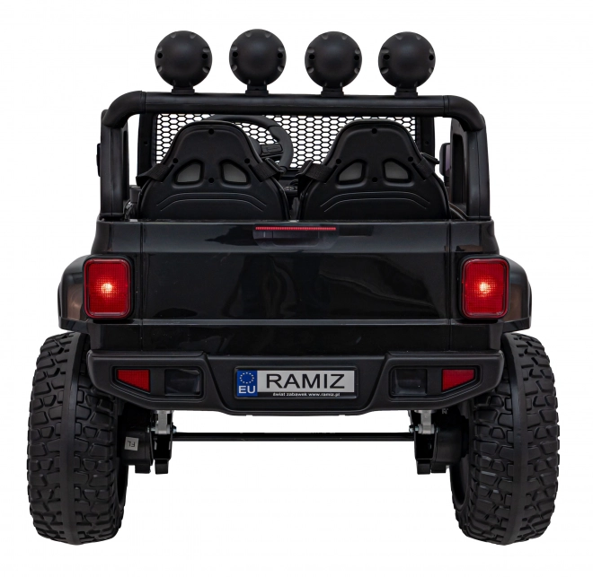 Detské terénne auto Off-Road červené – Čierna