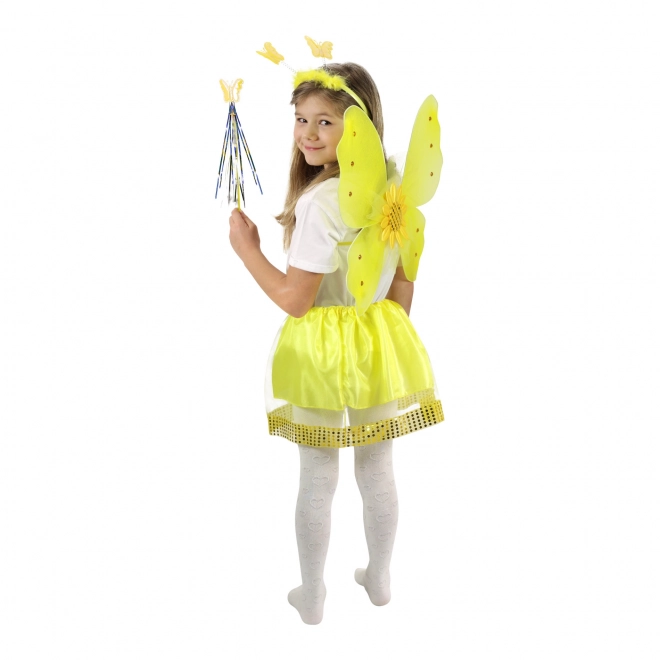 Sunflower Costume with Wings for Girls