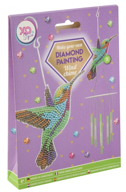 Grafix Hummingbird Wind Chime Diamond Painting Kit