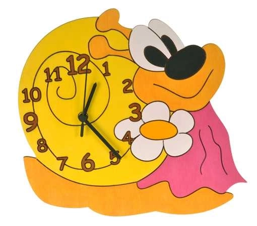 Dodo Children's Wooden Snail Clock