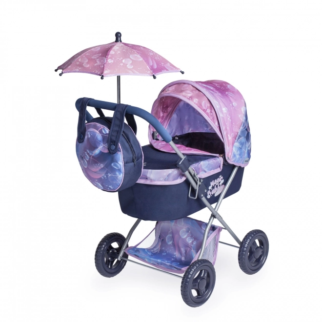 Decuevas Folding Doll Stroller with Umbrella and Bag Magic Bubble