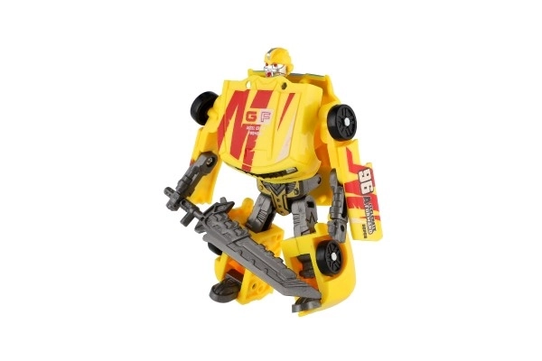 Yellow Transformer Auto Robot Toy