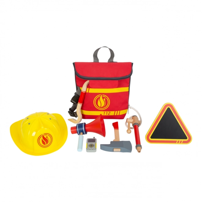 Small Foot Firefighter Backpack