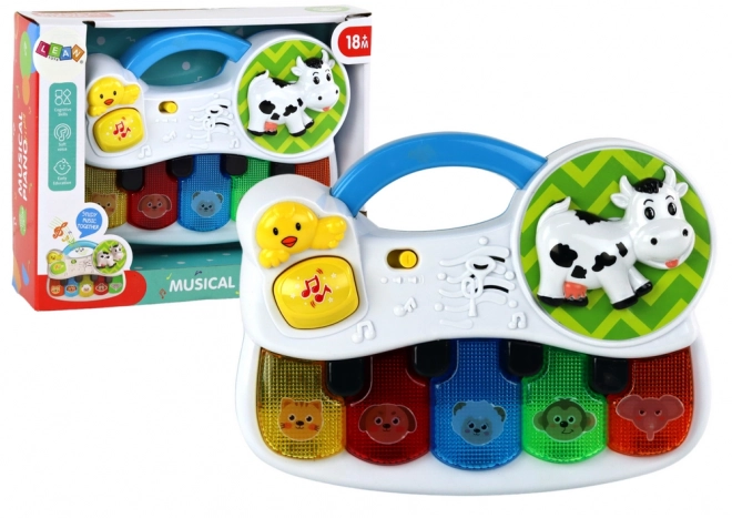 Baby Keyboard Animals Lights Sounds