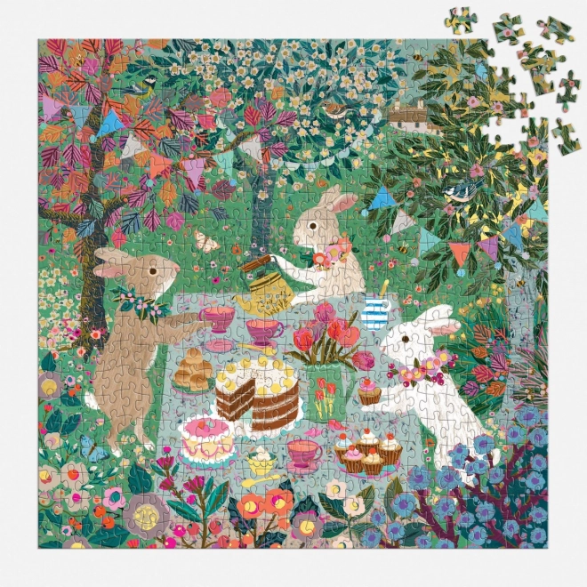 Puzzle quadrato Tè di primavera 500 pezzi GALISON