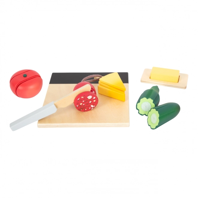 Small Foot Wooden Food Cutting Set