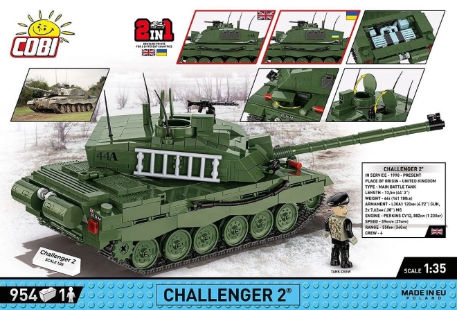 Challenger 2 Building Blocks Set