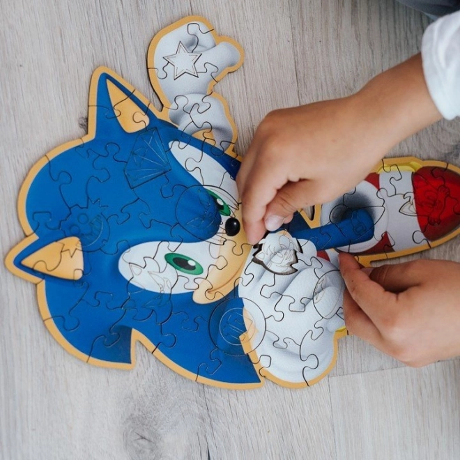 Wood Craft Junior Puzzle Sonic the Hedgehog