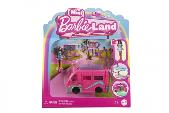 Barbie miniatűr barbieland lakókocsi játékkészlet