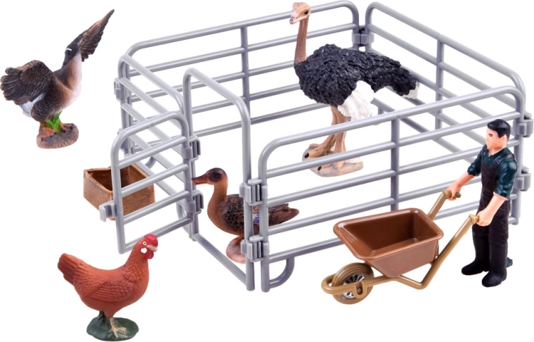 Complete farm for creative play