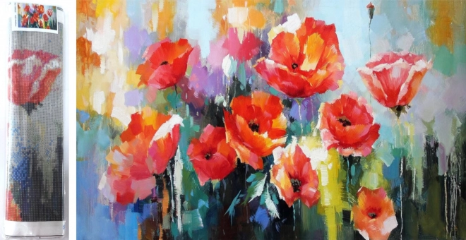 Diamond Painting Poppies 80x40cm