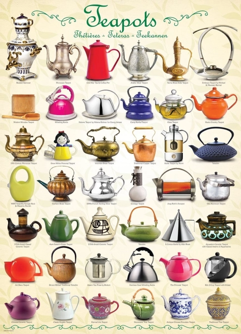 Eurographics Teapot Puzzle 1000 Pieces