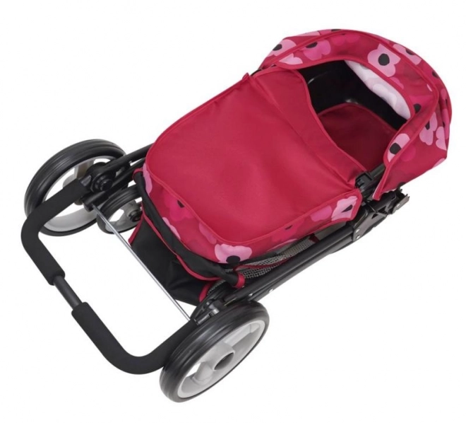 Doll Stroller 2-in-1 - Bella Poppy Red