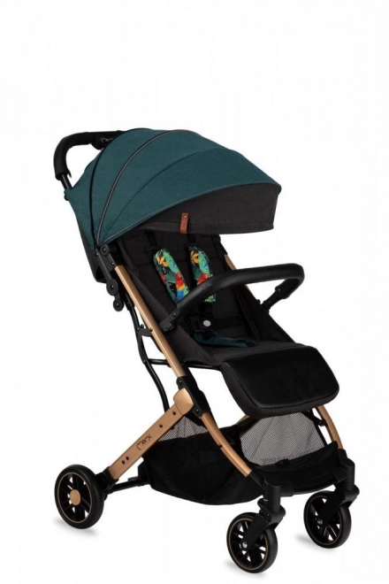 Sport Stroller MoMi Estelle Green with Gold Frame