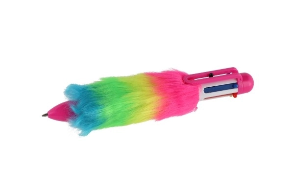 Colorful Plush Pen with Six Colors