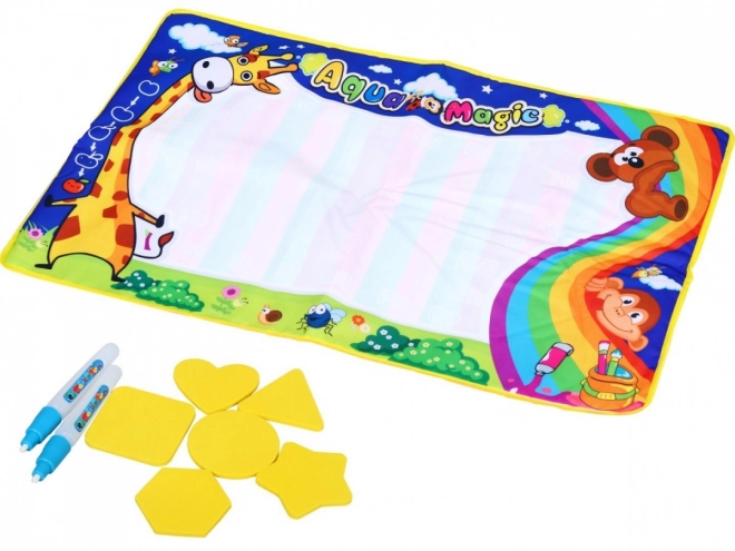 Water Drawing Mat for Kids 3+ Creative Toy with Disappearing Drawings