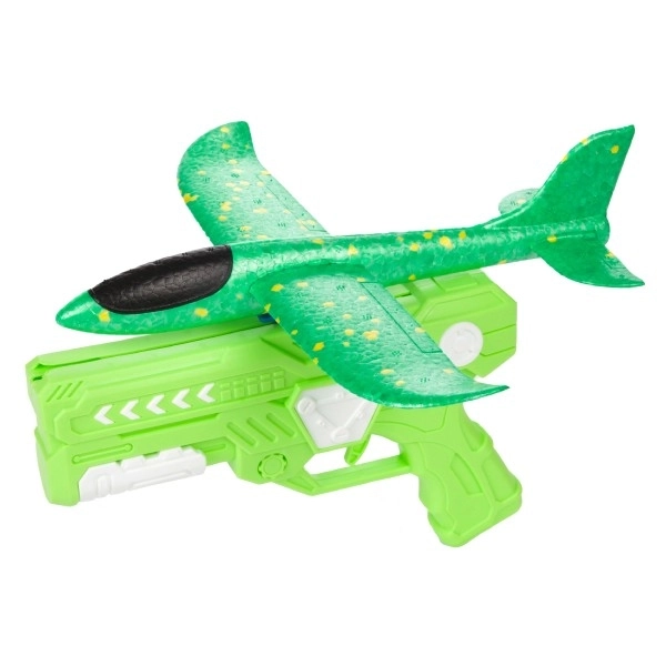 Foam Plane Launcher with Toy Gun