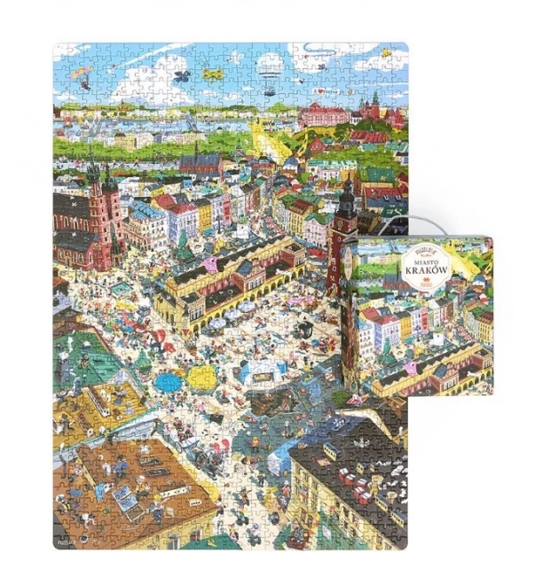 Puzzlove Krakow City Puzzle 1000 Pieces