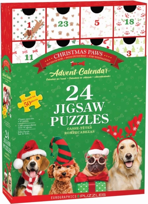 Eurographics Advent Calendar Puzzle: Christmas Paws