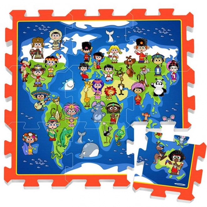 Foam Puzzle Mat World Kids