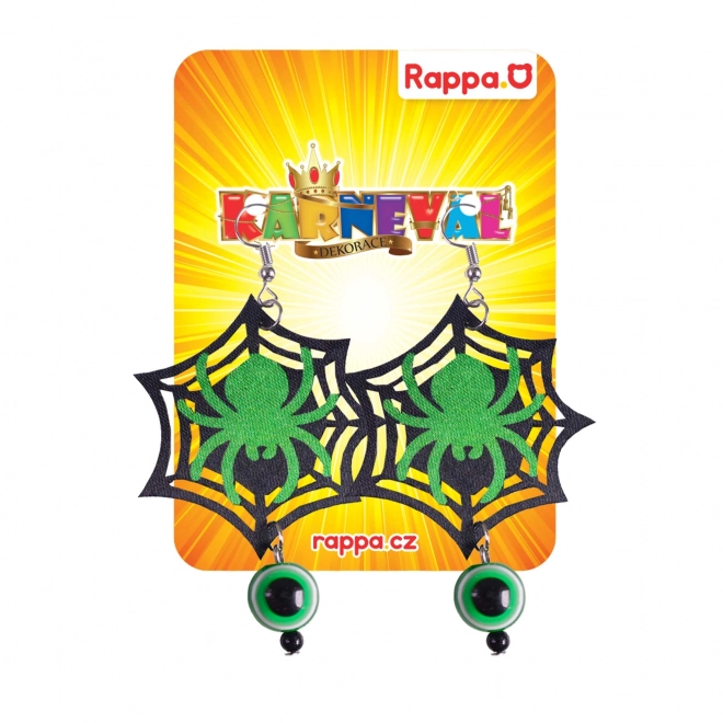 Halloween Witch Spider Earrings