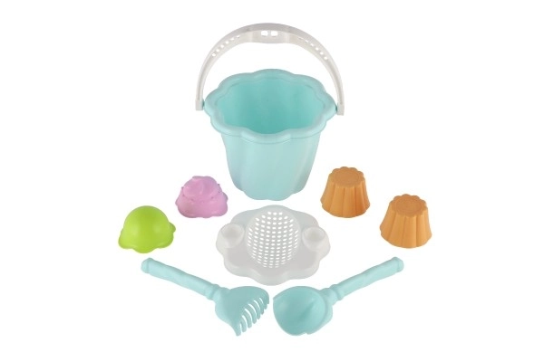 Sand Play Set with Bucket and Accessories for Kids