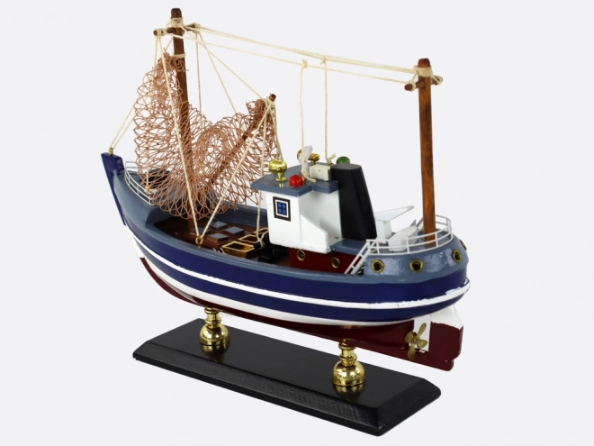 Wooden Collectible Fishing Boat