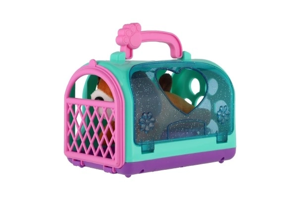 Doggy in a Transport Box with Accessories