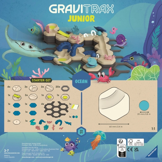 Ravensburger GraviTrax Junior Starter Set Ocean
